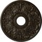 Ekena Millwork Apollo Medallion (Canopies up to 5 5/8"), 16 1/2"OD x 3 5/8"ID x 1 1/8"P, Stone Hearth Crackle CM16APSHC - alternate 1